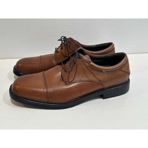Nunn Bush Size 12 M Comfort Gel Memory Foam Men’s Brown Leather Shoes main image 5